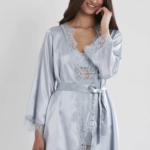 Pierre Cardin 2490 Bayan Sabahlıklı Saten Şort Takım