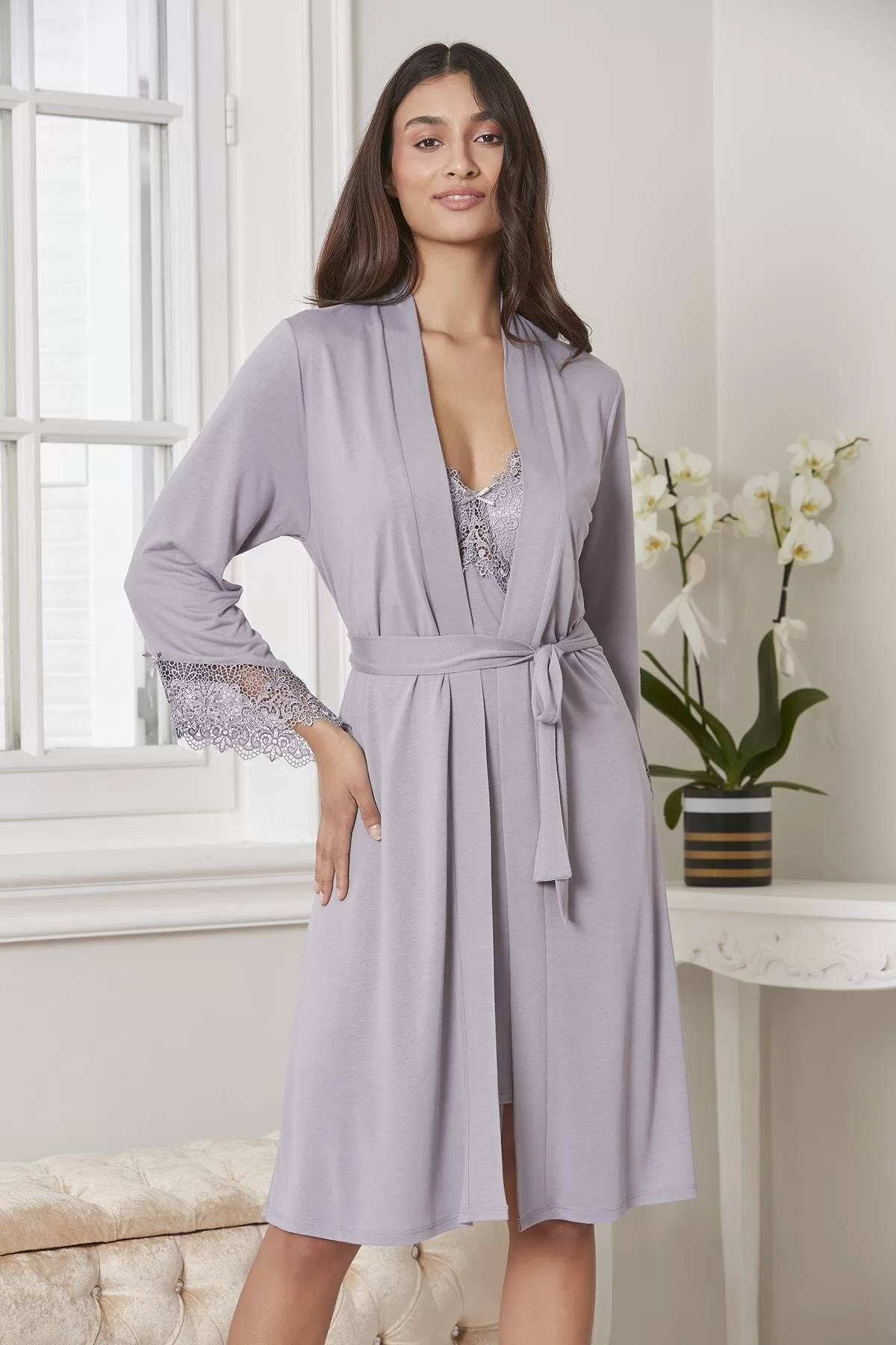 12960361387-84935562 Pierre Cardin P5040 Bayan Penye 6'lı Gelin Çeyiz Seti - Görsel 1