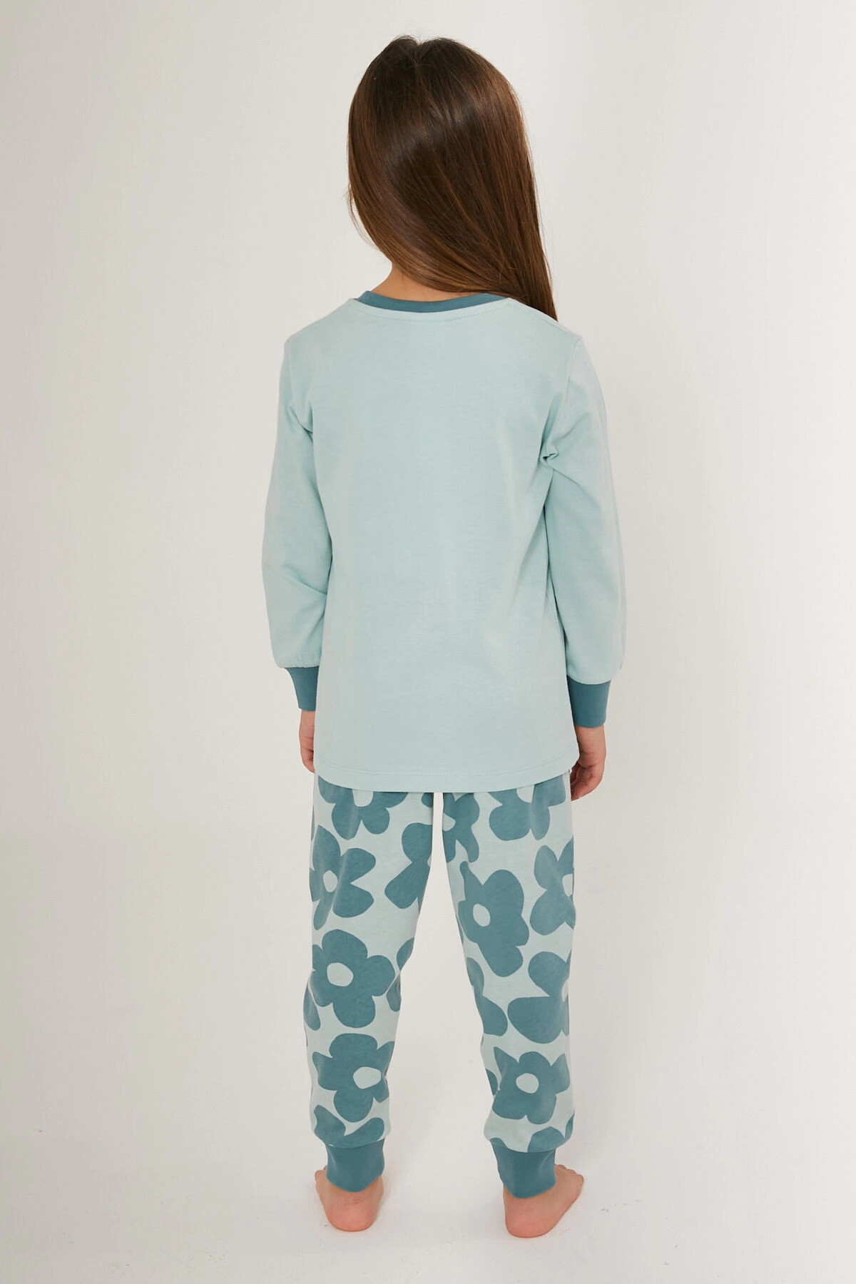 16775110641-33693530-sw1200sh1800 Roly Poly 3247-2 Kız Çocuk Uzun Kollu Pijama Takımı - Görsel 1