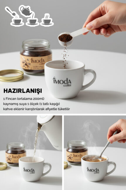 Hindiba Kahvesi 150 gr Cam Kavanoz – 60 Kullanımlık Granül Kahve, Yumuşak İçim
