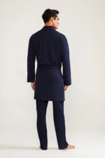D'S Damat 03000 5'li Robdöşambr Erkek Damat Pijama Seti - Görsel 2