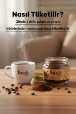 Hindiba Kahvesi 150 gr Cam Kavanoz – 60 Kullanımlık Granül Kahve, Yumuşak İçim - Görsel 4