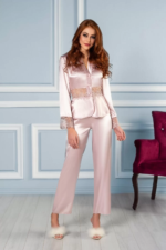 Pierre Cardin 6040 Kısa Gecelikli 6'lı İpek Set - Görsel 4