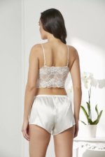 Pierre Cardin 7005 Sabahlıklı Şort Gecelik Takım - Görsel 5