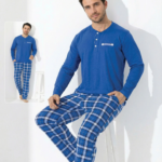 Boyraz 0645 Erkek Uzun Kol Penye Pijama Takımı