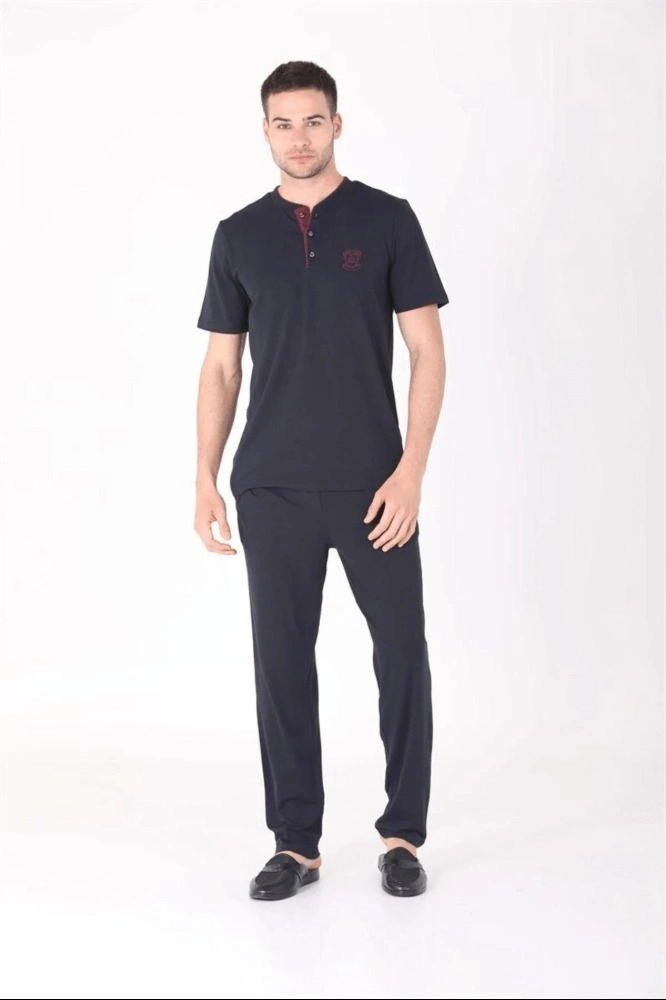 699efd0718539-97191999-sw666sh1000 D'S Damat 224016 4'lü Pijama Takımı - Görsel 1