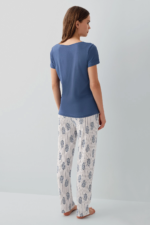 Pierre Cardin 9214-S Kadın Kısa Kol Pijama Takımı - Görsel 4