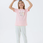 Arnetta 3571-G Kız Çocuk Kısa Kol Pijama Takımı