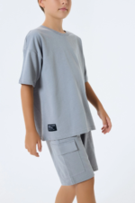 RolyPoly 3765-G Erkek Garson Kargo Bermuda Takım - Görsel 4