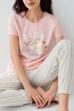 Arnetta 3571-S Kısa Kol Pijama Takımı - Görsel 3