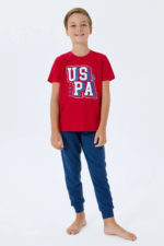 US Polo 2410-4 Erkek Çocuk Pijama Takım - Görsel 3