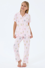 RolyPoly 3809-2 Kız Çocuk Kısa Kol Pijama Takımı - Görsel 2