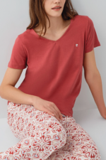 Pierre Cardin 9195-X Kadın Kısa Kol Pijama Takımı - Görsel 3