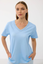 Anıl 11733  Kadın T-Shirt Ve Pantalon Takım - Görsel 2