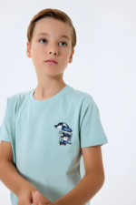RolyPoly 3813-G Erkek Çocuk Kısa Kol Pijama Takımı - Görsel 4