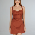 Estiva 2568-605 Kadın Elbiseli Drapeli Mayo