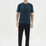 Kocabey KKT-26153 Erkek Midi Yaka Pijama Takımı
