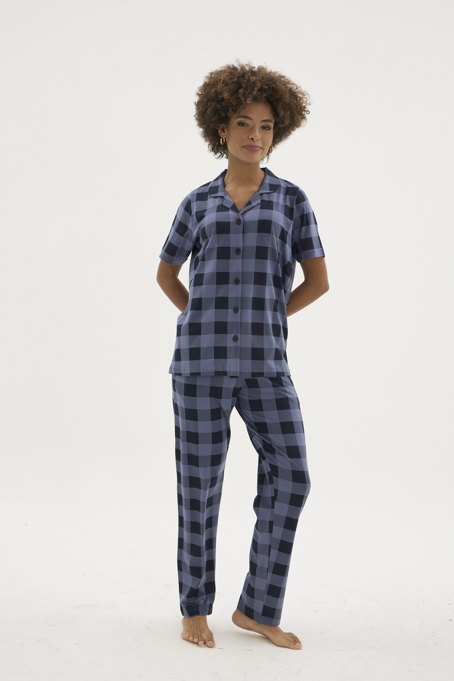 69d7b745cde2b-34694698-sw1500sh2250 Kocabey KKT-26158K Kadın Apaj Yaka Düğmeli Pijama Takımı - Görsel 1