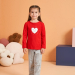 Pjs 28063 Çocuk Sıfır Yaka Pijama Takımı