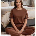 Mihra 20102 Kadın Oysho Kısa Kol Pijama Takımı