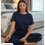Mihra 20102 Kadın Oysho Kısa Kol Pijama Takımı