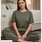 Mihra 20102 Kadın Oysho Kısa Kol Pijama Takımı
