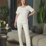 Aqua 26573 Kadın Kısa Kol Pijama Takımı