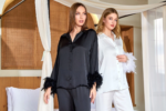 Aqua 25583 Gömlek Yaka Otrişli Saten Pijama Takımı - Görsel 2