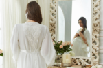 Aqua 26355 Otrişli Şifon Pullu Brodeli Sabahlık - Görsel 5