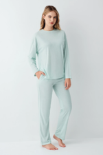 Arnetta 3407-S Kadın Uzun Kol Pijama Takım - Görsel 3