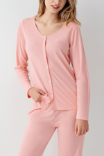 Arnetta 3460-S Kadın Uzun Kol Pijama Takım - Görsel 2