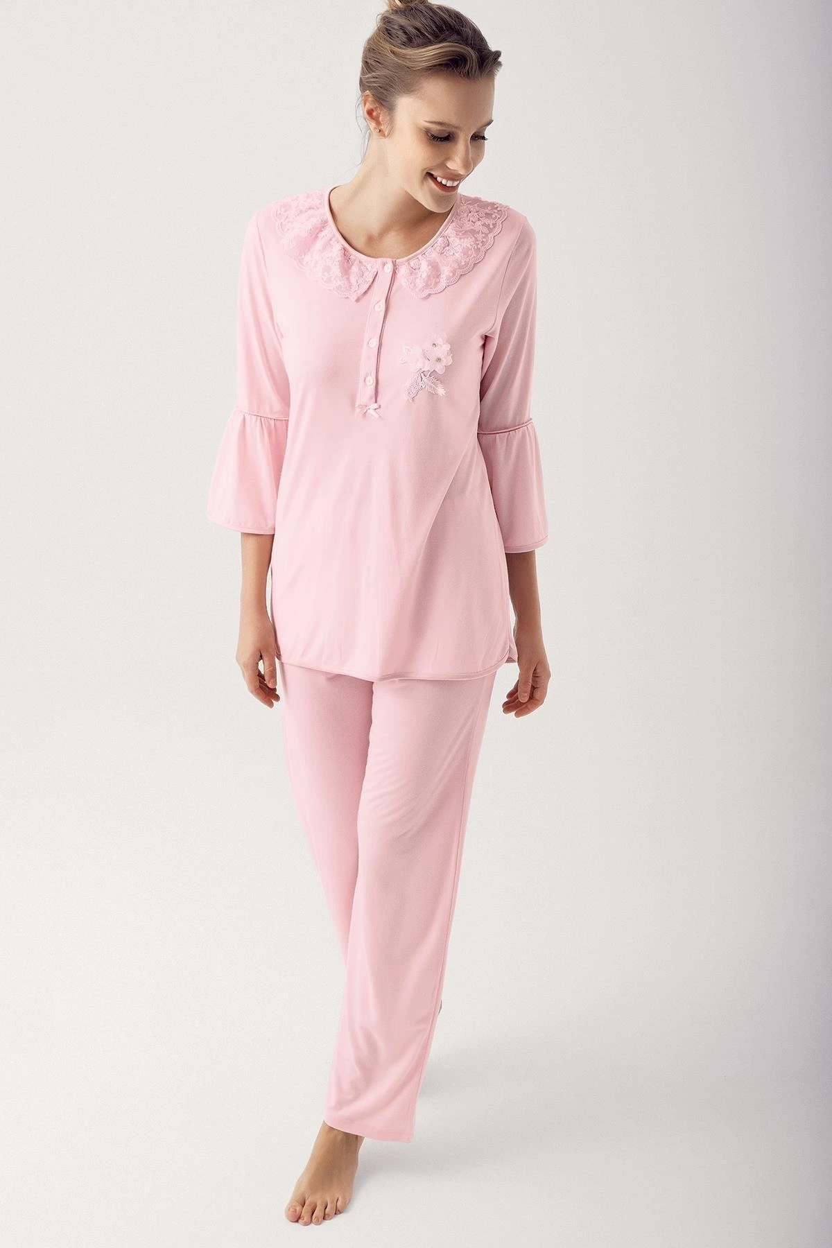 artis-14200-bayan-uzun-kol-pijama-takimi-34845371-sw1200sh1800 Artış 14200 Bayan Uzun Kol Pijama Takımı - Görsel 1