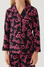 Barbie 1767-3 Kız Çocuk Gömlek Pijama Takımı - Görsel 4