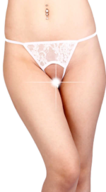 Beyaz Özel Bölgesi Açık Fantazi String TM1163 - Görsel 2