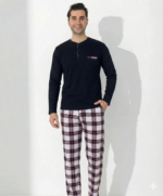 Boyraz 0401 Erkek Uzun Kol Pijama Takımı - Görsel 2