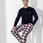 Boyraz 0401 Erkek Uzun Kol Pijama Takımı