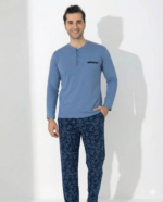 Boyraz 0403 Erkek Uzun Kol Pijama Takımı - Görsel 2