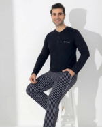 Boyraz 0405 Erkek Uzun Kol Pijama Takımı - Görsel 2