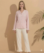 Boyraz 6004 Bürümcük Kumaş Pinterest Pijama Takımı - Görsel 2