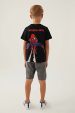 Disney 4878-3 Spider-Man Erkek Çocuk Şort Takım - Görsel 5