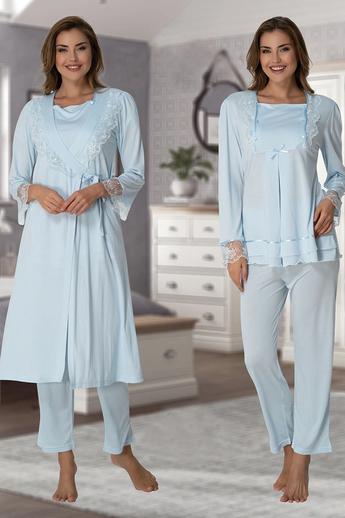 effortt-2018-sabahlikli-lohusa-pijama-takimi-50522169-sw1200sh1800 Effortt 2018 Sabahlıklı Lohusa Pijama Takımı - Görsel 1