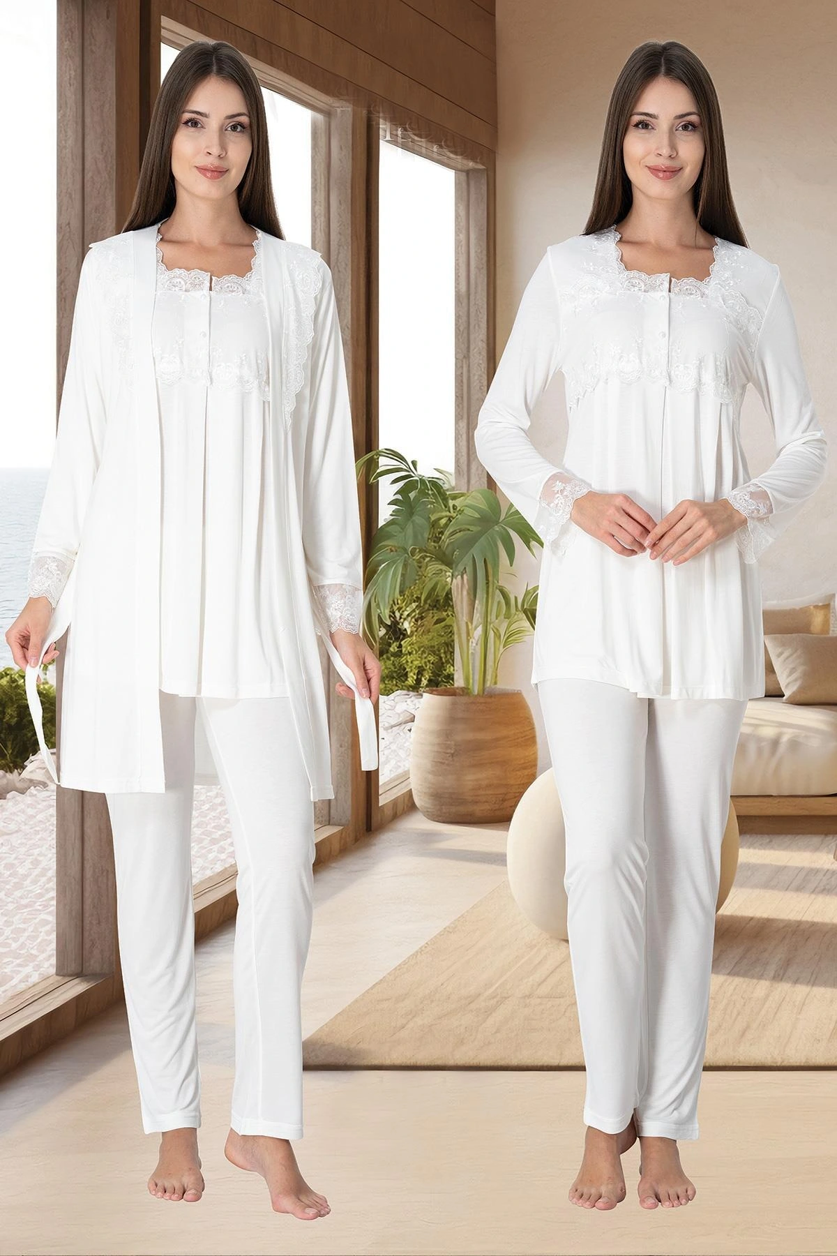 effortt-2401-sabahlikli-lohusa-pijama-takimi-60885375-sw1200sh1800 Effortt 2401 Sabahlıklı Lohusa Pijama Takımı - Görsel 1