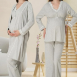 Effortt 3054 Sabahlıklı Lohusa Pijama Takımı