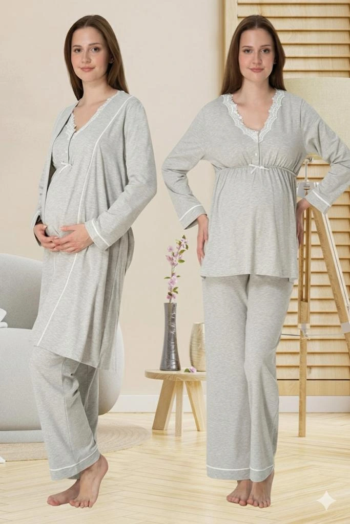 effortt-3054-sabahlikli-lohusa-pijama-takimi-50783082-sw683sh1024 Effortt 3054 Sabahlıklı Lohusa Pijama Takımı - Görsel 1
