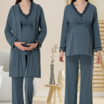 Effortt 3054 Sabahlıklı Lohusa Pijama Takımı