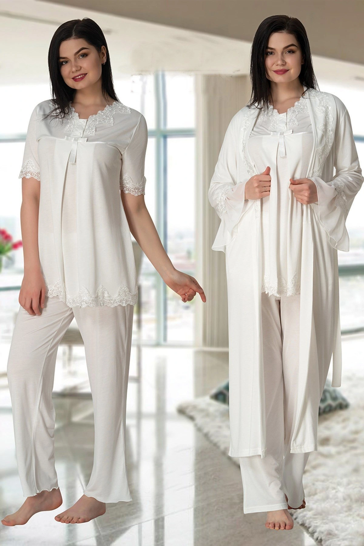 effortt-5034-sabahlikli-lohusa-pijama-takimi-8099895-sw1200sh1800 Effortt 5034 Sabahlıklı Lohusa Pijama Takımı - Görsel 1