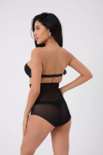 Freshness 0006 Lazer Kesim Tül Yüksek Bel Slip Korse - Görsel 2