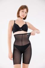 Freshness 0007 Lazer Kesim Tül Yüksek Bel Şort Korse - Görsel 3