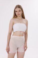 Freshness 0024 Lazer Kesim Tül Boxer Korse - Görsel 5