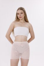 Freshness 0024 Lazer Kesim Tül Boxer Korse - Görsel 2